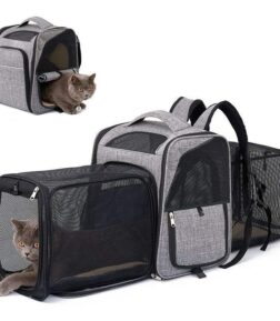 Expandable Cat and Small Dog Carrier Backpack