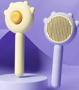 Self-Cleaning Slicker Brush for Pets